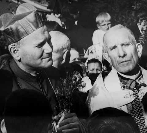 Bierzmowanie w Lipnicy Małej, 1970 r.                 